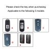 Mazda Car Key Mover Multifunctional Keychain Anti-lost Number Plate (A) - Image 3