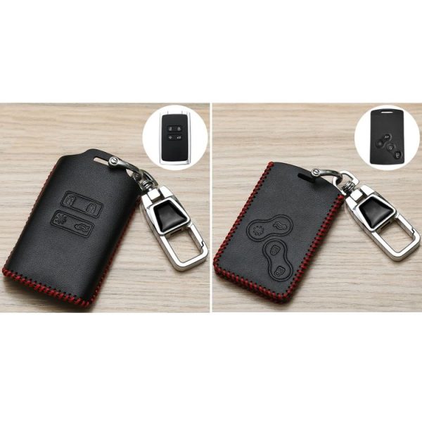 Renault Car Key Cover Multifunctional Keychain Anti-lost Number Plate (A) - Image 2