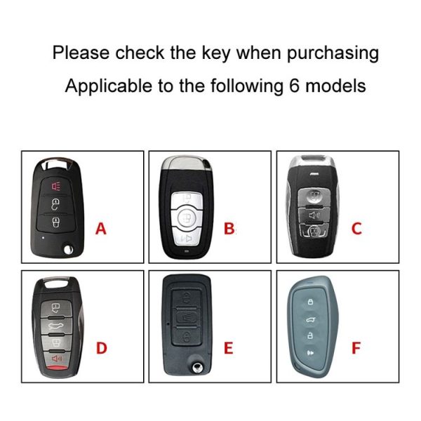 Great Wall Haval Car Key Cover Multifunctional Keychain Anti-Lost Number Plate, Style: A - Image 3