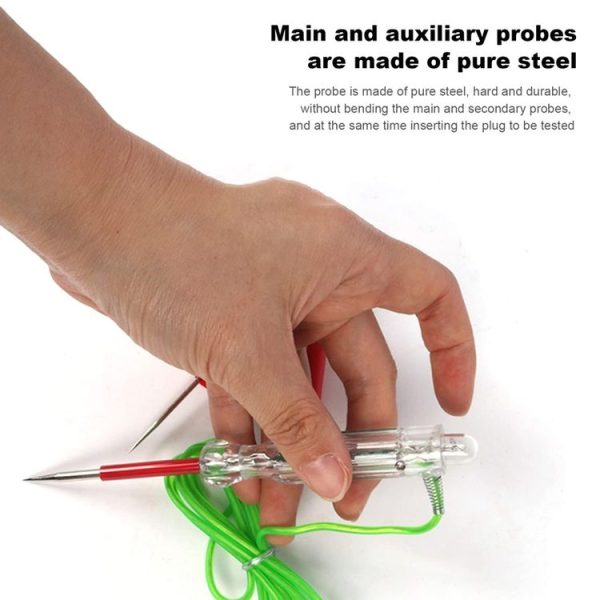 5pcs / Set Automotive Maintenance Test Pen Set Multifunctional Electricity Measuring Tester Light Tool - Image 3