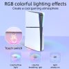 PS5 Slim iplay HBP-575 Simple Storage Base Light Version RGB Colorful Vertical Storage Bracket (Transparent) - Image 3