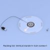 PS5 Slim iplay HBP-575 Simple Storage Base Light Version RGB Colorful Vertical Storage Bracket (Transparent) - Image 5