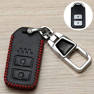 Honda Car Key Cover Multifunctional Keychain Anti-lost Number Plate, Style: A