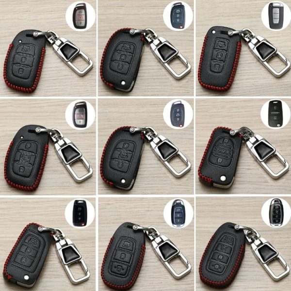 Hyundai Car Key Cover Multifunctional Keychains Anti-lost Number Plates, Style: A - Image 2