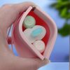 Silicone Elastic Coin Pouch Tie Handle Clasp Coin Storage Bag (Pink) - Image 4