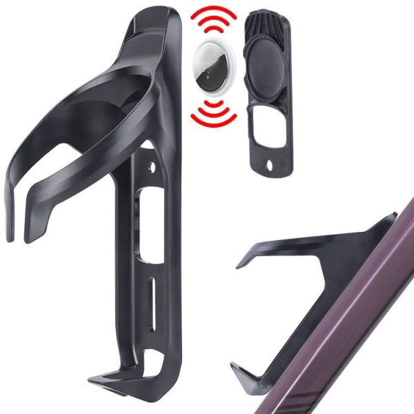 Airtag Tracker Bike Hidden Holder With Water Bottle Cage Bicycle Bracket Mount