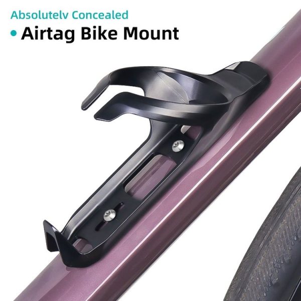 Airtag Tracker Bike Hidden Holder With Water Bottle Cage Bicycle Bracket Mount - Image 3