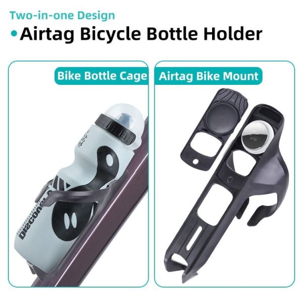 Airtag Tracker Bike Hidden Holder With Water Bottle Cage Bicycle Bracket Mount - Image 4