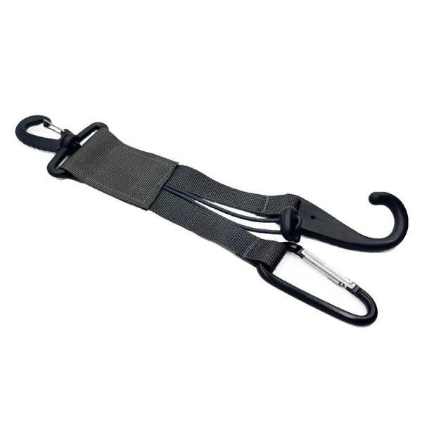 Multifunctional Strapping Hook Buckle Portable Packing Hook Webbing (Black) - Image 2