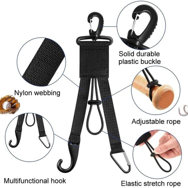 Multifunctional Strapping Hook Buckle Portable Packing Hook Webbing (Black) - Image 4
