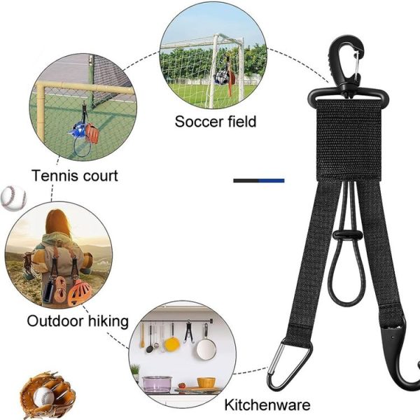 Multifunctional Strapping Hook Buckle Portable Packing Hook Webbing (Black) - Image 5