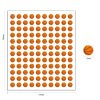 20Sheets / Pack (2400 Stickers Total) Sports Ball Stickers for Scrapbooking, Crafting (Basketball) - Image 4