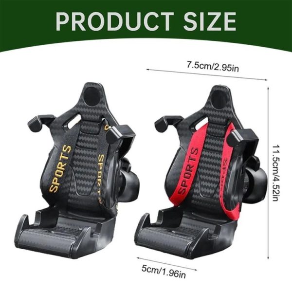 Car Gravity Air Outlet Navigation Mobile Phone Holder (Yellow Ribbon) - Image 2