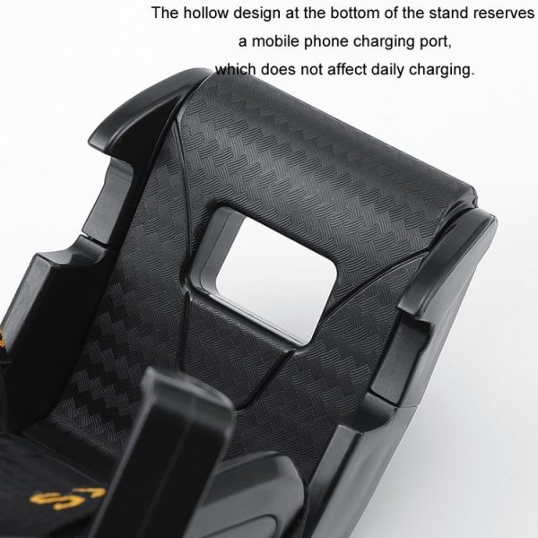 Car Gravity Air Outlet Navigation Mobile Phone Holder (Yellow Ribbon) - Image 4