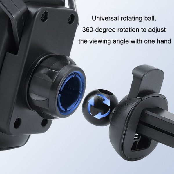 Car Gravity Air Outlet Navigation Mobile Phone Holder (Yellow Ribbon) - Image 5