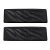 1pair Dustproof Waterproof Thickened Oxford Cloth License Plate Cover (Black)