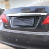 1pair Dustproof Waterproof Thickened Oxford Cloth License Plate Cover (Black) - Image 4