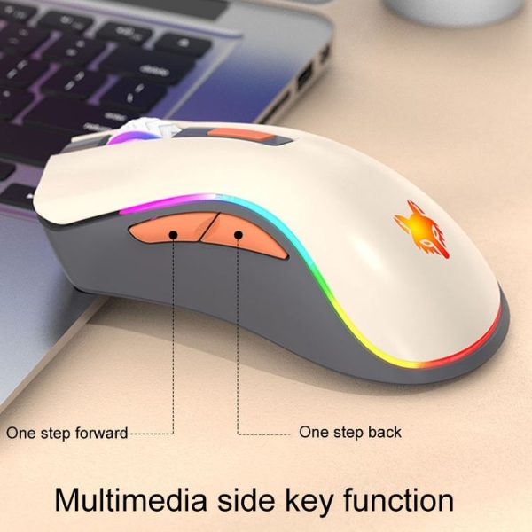 XUNSVFOX XYH52 Wireless Dual Mode Mouse Rechargeable And Silent Office Gaming Mouse (Lake Blue) - Image 5