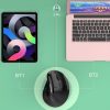 XUNSVFOX H5 Upright Vertical Dual Mode Mouse Rechargeable Wireless Business Office Mouse (Black) - Image 10