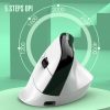 XUNSVFOX H5 Upright Vertical Dual Mode Mouse Rechargeable Wireless Business Office Mouse (Black) - Image 8