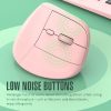 XUNSVFOX H5 Upright Vertical Dual Mode Mouse Rechargeable Wireless Business Office Mouse (Black) - Image 9
