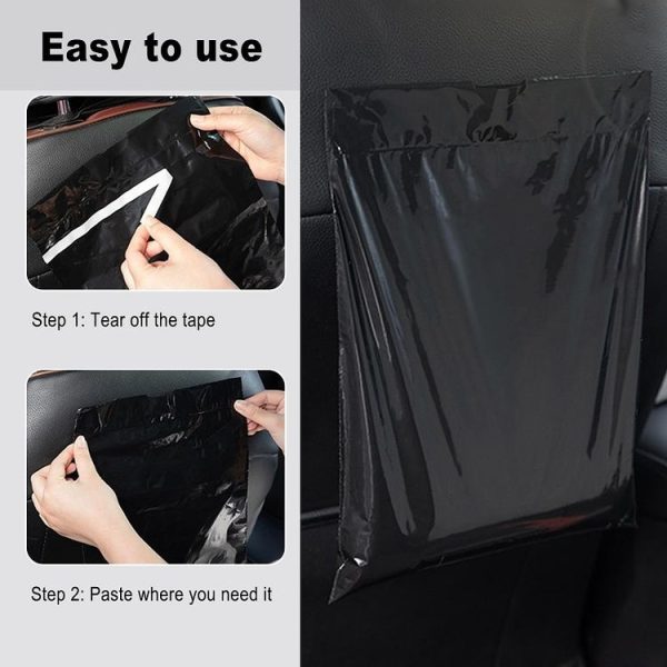 Mini Sticky Car Garbage Bag Disposable Vomiting Bag (20pcs) - Image 5