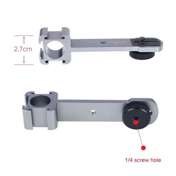 Cimapro CPT-3 Three-headed Hot Boot Bracket Adapter Mount LED Mic On Gimbal - Image 4