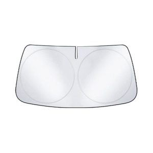 150x80cm For Tesla Car Sun Protection Heat Insulation Folding Sunshade