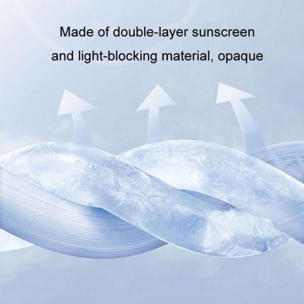 150x80cm For Tesla Car Sun Protection Heat Insulation Folding Sunshade - Image 4