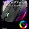 XUNSVFOX XYH80 Hollow Hole Rechargeable Wireless Gaming Mouse RGB Light Computer Office Mouse (White) - Image 11