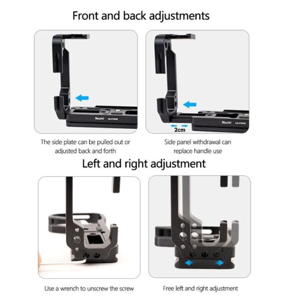 Sony A7R4 / A7M4 Camera XILETU L-Type Quick Release Plate Shooting Expansion Bracket Cage - Image 5