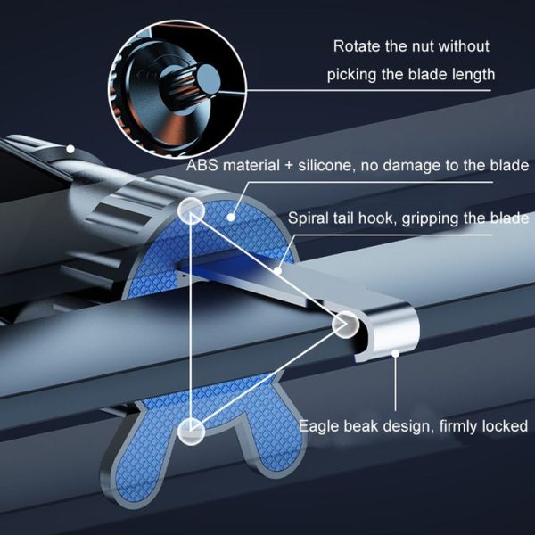 Car Mobile Phone Holder Navigation Air Outlet Support Fixed Bracket (Extension Pole) - Image 10