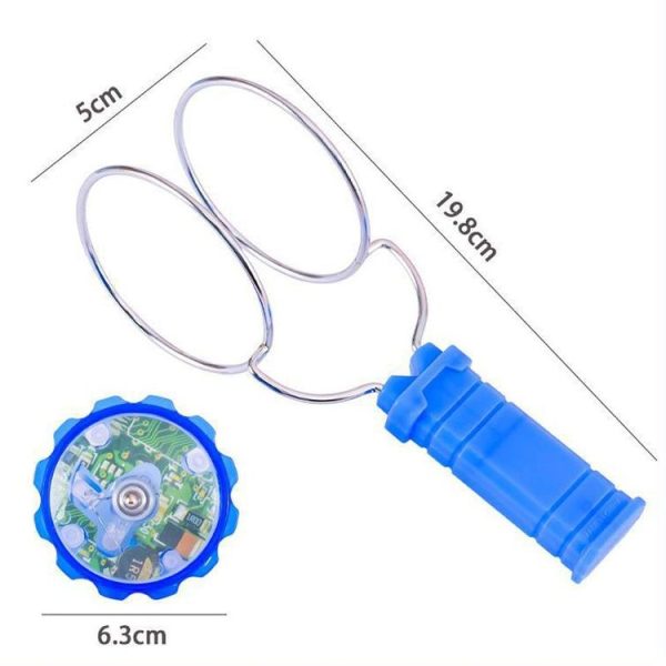 Light-emitting Magnetic Gyro Toys Magic Track Gyro Children Toy Yo-yo Balls (Random Color) - Image 2