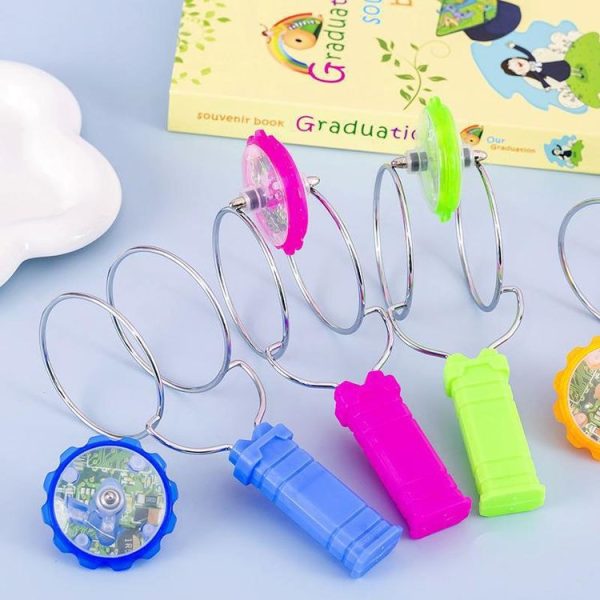 Light-emitting Magnetic Gyro Toys Magic Track Gyro Children Toy Yo-yo Balls (Random Color) - Image 3