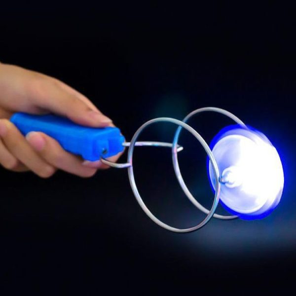 Light-emitting Magnetic Gyro Toys Magic Track Gyro Children Toy Yo-yo Balls (Random Color) - Image 7