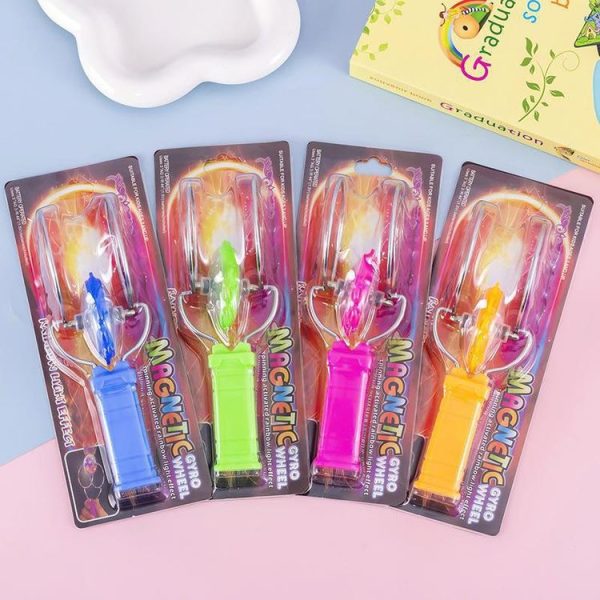 Light-emitting Magnetic Gyro Toys Magic Track Gyro Children Toy Yo-yo Balls (Random Color) - Image 8