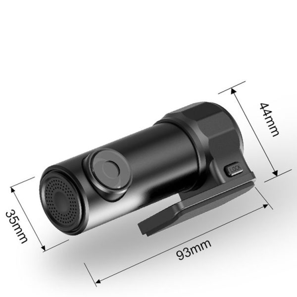 S600 1080P Wifi Dash Cam 170 Degree Wide Angle Lens Hidden Car Driving Recorder (Black) - Image 10