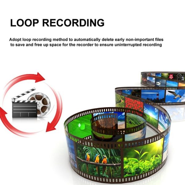 S600 1080P Wifi Dash Cam 170 Degree Wide Angle Lens Hidden Car Driving Recorder (Black) - Image 5
