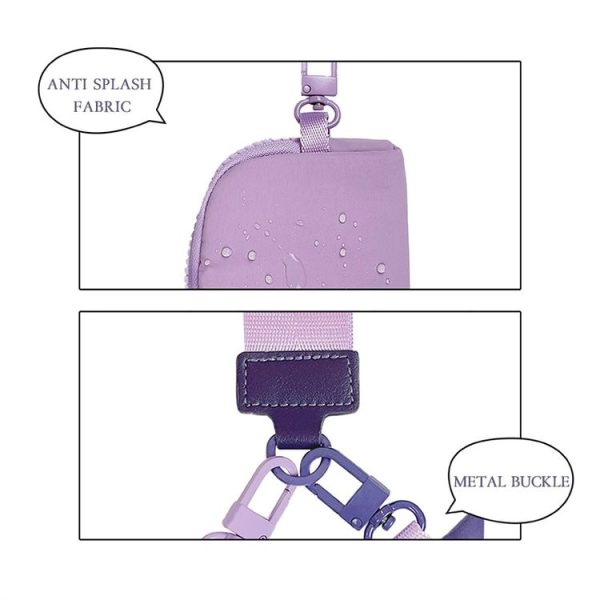 2-in-1 Portable Wrist Bag Card Holder Mini Coin Storage Bag (Red Camouflage) - Image 4
