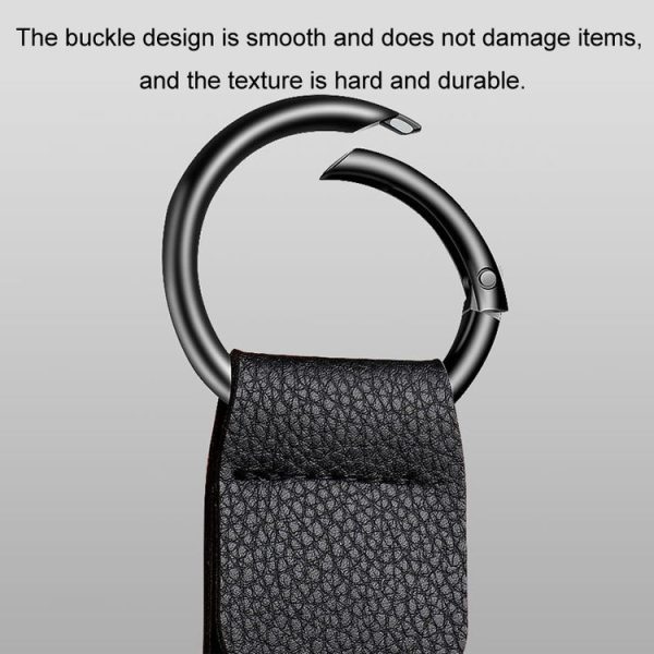 Car Seat Back Multifunctional Storage Metal Hook (Black) - Image 5