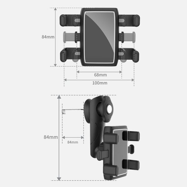 Car Multifunctional 360-degree Rotating Mobile Phone Holder (Air Outlet Model) - Image 4