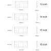 Multi-layer Waterproof and Shock-absorbing Laptop Sleeve Laptop Storage Bag, Size: 13 inch (Black) - Image 3