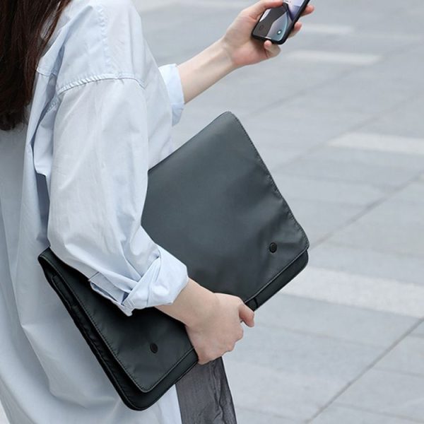 Multi-layer Waterproof and Shock-absorbing Laptop Sleeve Laptop Storage Bag, Size: 13 inch (Black) - Image 9