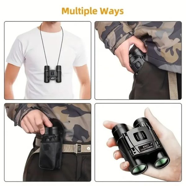 8X21 Outdoor Low-light Night Vision High-power HD Mini Binoculars - Image 7