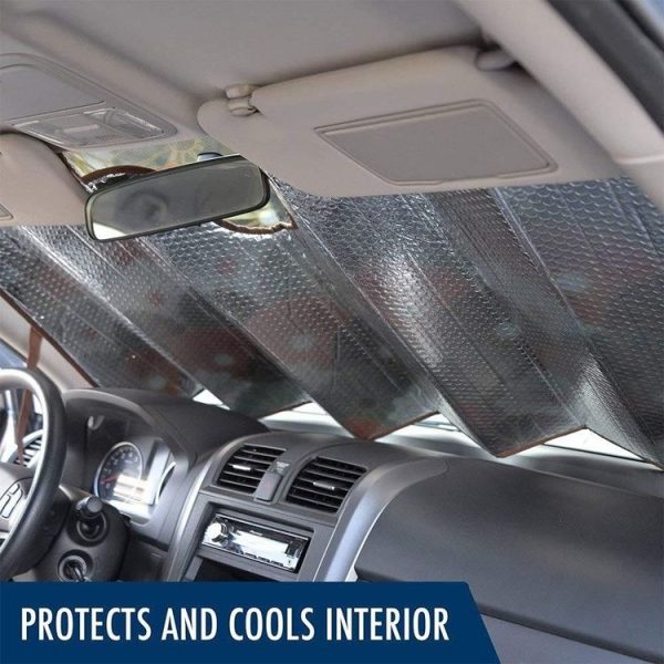 70x138cm Printed Car Sun Protection Heat Insulation Sunshade (Hamster) - Image 4