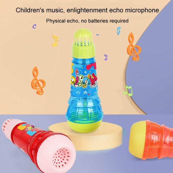 Echo Microphone Physical Echo Kids Microphone Musical Toys (Red) - Image 3