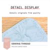 Large Capacity Embossed Long Zippered Wallet with Multiple Card Slots (Black) - Image 3