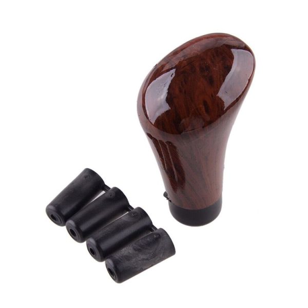 Walnut Car Shift Lever Handle Gear Head (Wood Grain) - Image 5