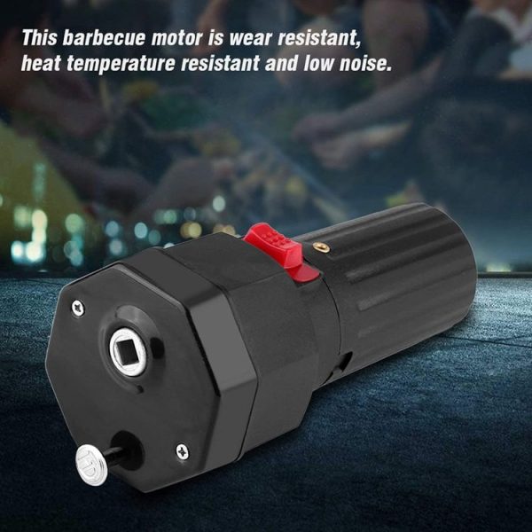14.5 x 6.3 x 6.3cm 1.5V DC Barbecue Motor Outdoor Picnic Grill Rotary Motor - Image 3