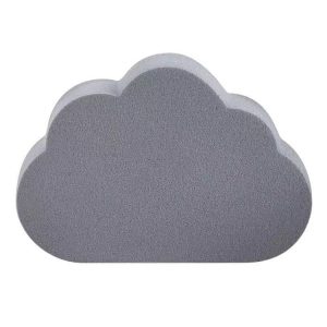 Clouds Type Absorbent Sponge Cleaner Bathroom Washbasin Limescale Preventive Cleaning Brush (Gray)